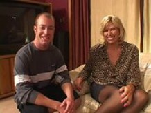 interview casting to a hot blond mom 