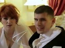 wedding day fuck for this sexy redhead