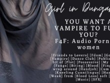 F4F | ASMR Audio Porno para mujeres | ¿Quieres una novia vampiro? | Jodiéndote en el club de vampiros