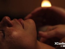 Masaje erótico sensual y comida de coño - Creo en finales felices en XConfessions de Erika Lust